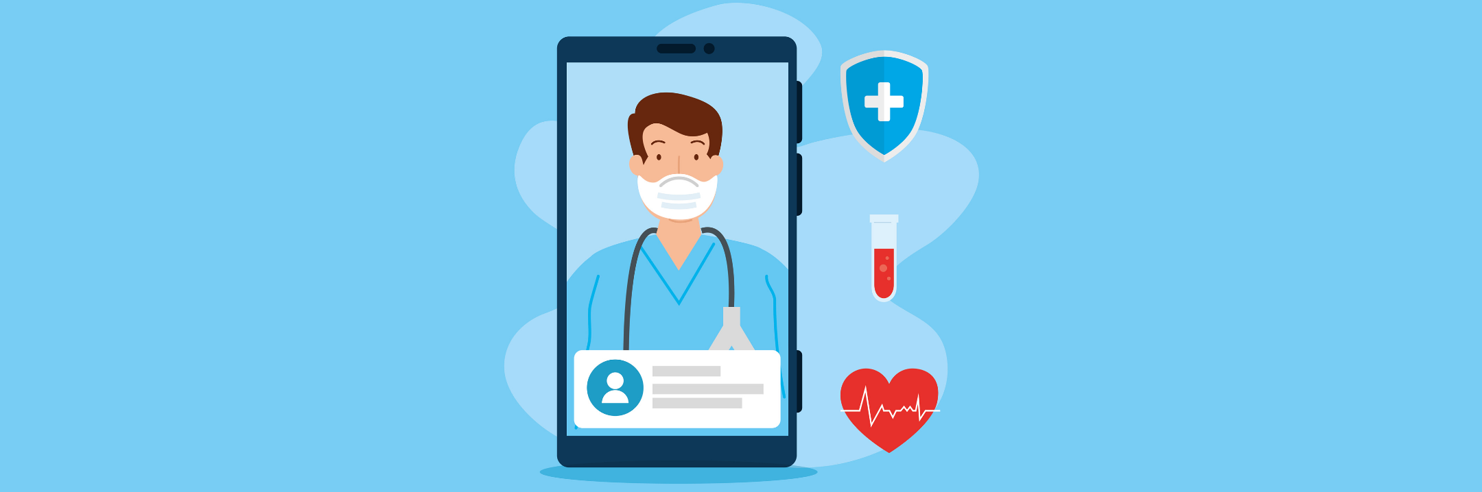 Virtual doctor visit with telemedicine